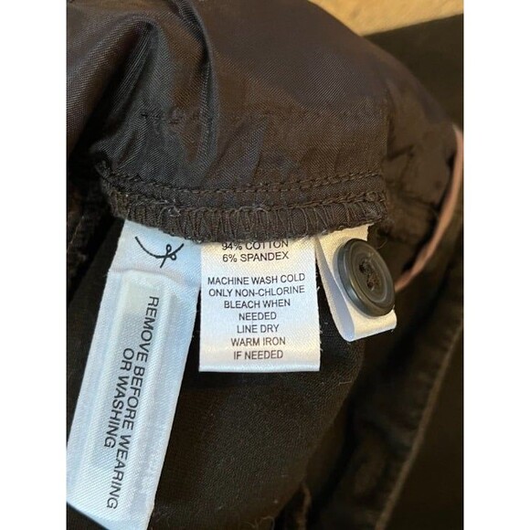 Ann Taylor LOFT Olive Green/Brown Cropped Riding Pants 6P Everyday - Picture 7 of 11